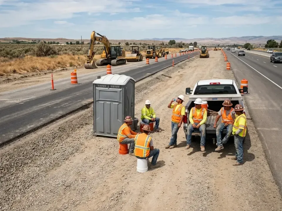 highway-road-construction-crew-007 — frequently asked questions, Porta Potty and Restroom Rentals in Encinitas, CA